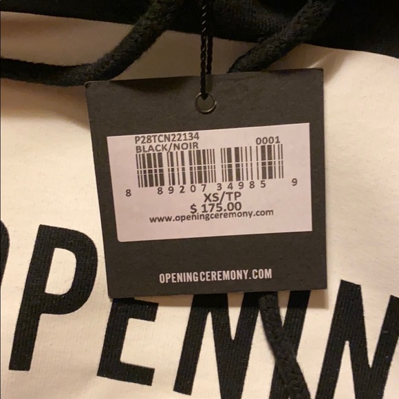NWT Opening Ceremony box logo Hoodie - Picture 9 of 11